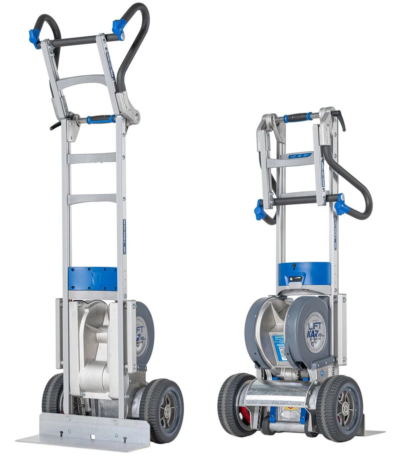 Originalfoto SANO LiftKar HD Pro FOLD-L mit aufgerichtetem und eingeklapptem Griff