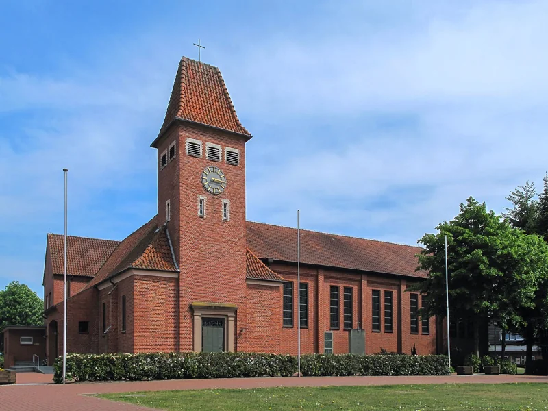 St.-Isidor-Kirche · Osterbrock, Gemeinde Geeste – Ortsfoto für die Umzugsseite von Herzig Dienstleistungen