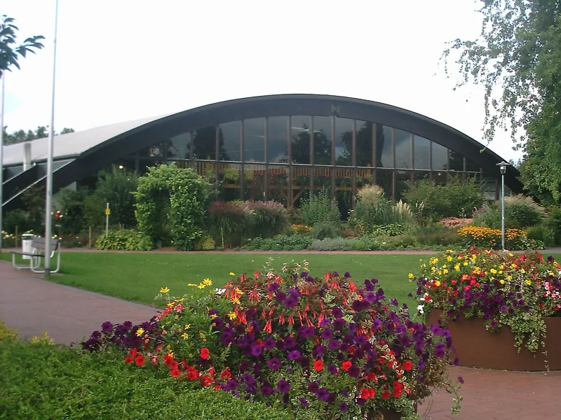 Blumenhalle in Wiesmoor – Ortsfoto für die Umzugsseite von Herzig Dienstleistungen